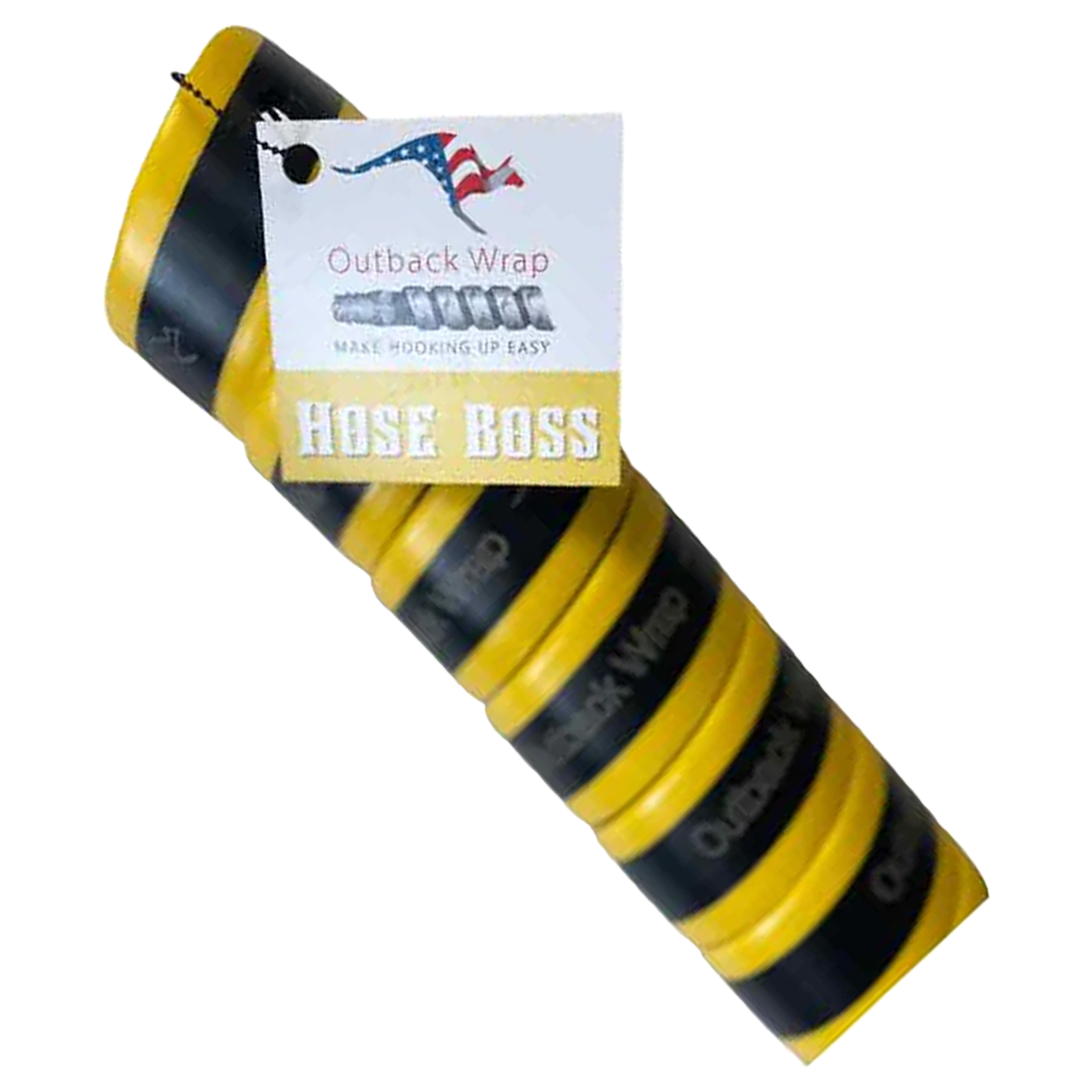 75XYELHB (Walkabout) Markers-Hoseboss 3In(75Mm) Yel 4 Section