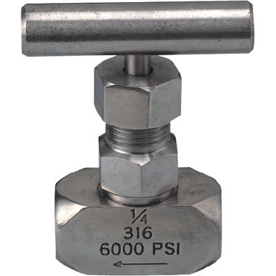 OHVSS6MNV-1/2 (Ohio Valve) | Needle Valve 1/2 SS Class 6000 | Flanged x Flanged | 1/2 | Stainless Steel