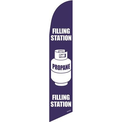 Dynamic Decals & Graphics Inc Part (P-Fsffb7) Feather Flag Banner 7Ft Single