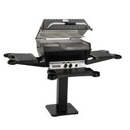 P3XF | Premium Grill Head Large, Black with SS Grids, Flare Buster, LP