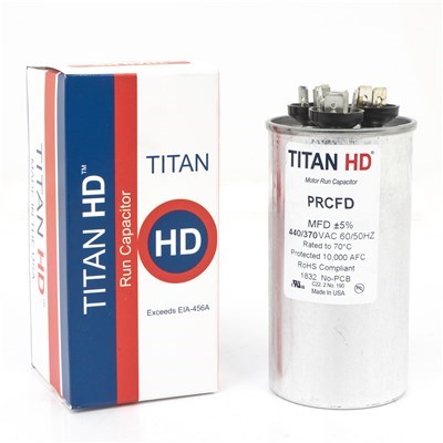 PRCFD455A (Packard) | Titan HD 45+5MFD 440/370V Round | Capacitor