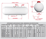 QS120 (Quality Steel) Tank-120 Propane Domestic