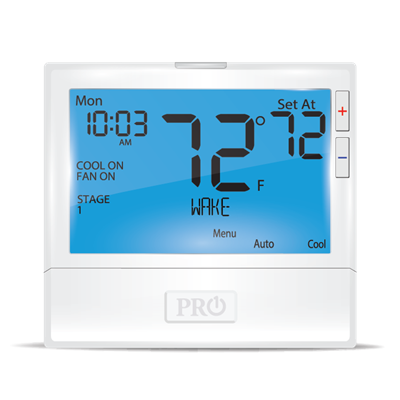 T855 (Pro1 Technologies) | Tstat 2H/2C 7/5-1-1 HP | Thermostat