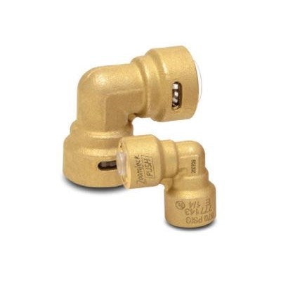 777145 (Zoomlockpush) | 1/2 90 Deg Elbow - Removable | Push Acr Fittings | Elbow | Push | 1/2
