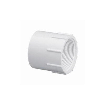 Pvc AD 3/4 Slp X FPT (Mueller Pvc) | Pvc Fml Adpt 3/4 SLIPX3/4 Fipt 435-007 | Pvc Fittings | Female Adapter | Slip x FPT | 3/4 | Pvc
