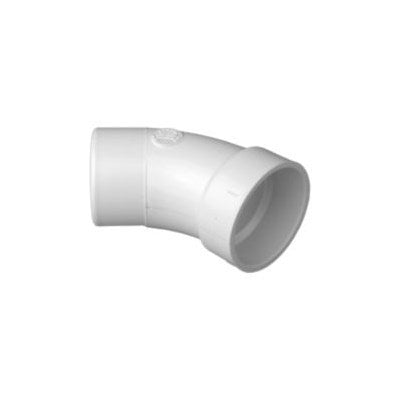 Pvc Stre 1-1/2 (Mueller Pvc) | Pvc 90 Ste EL 1-1/2 SP X 1-1/2 Slip | Pvc Fittings | Elbow - Street 90 | Spigot x Slip | 1-1/2 | Pvc