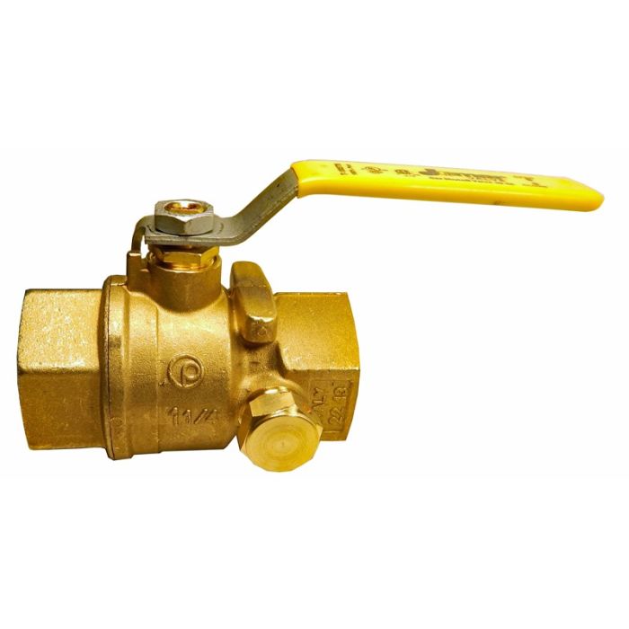 170-106 (Jomar) 1-1/4 In. Fpt Brass Ball Valve,