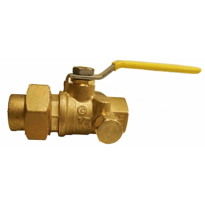 160-103 (Jomar) 1/2 In. Fpt Brass Ball Valve,