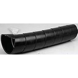 Protective Industries (R50SSG66-BLK) Spiral hose wrap of polyethylen for 1-1/4 hose Pigstail | 1-Foot"