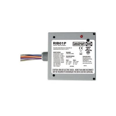 RIB01P (Functional Devices) | Enclosed Relay 20Amp DPDT 120Vac
