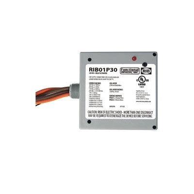 RIB01P30 (Functional Devices) | Enclosed Relay 30Amp DPST 120Vac
