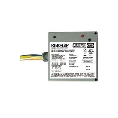 RIB043P (Functional Devices) | Enclosed Relay 20Amp 3PST 480Vac