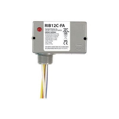 RIB12C-FA (Functional Devices) | Enclosed Relay | 10A | SPDT | Polarized 12Vdc