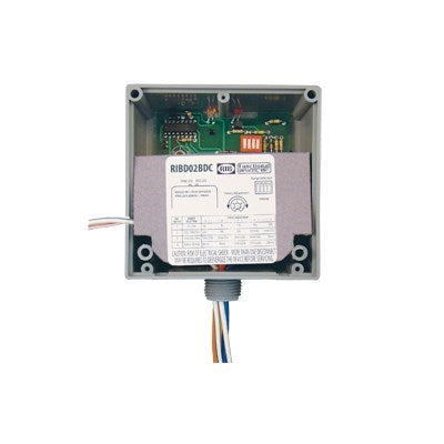 RIBD02BDC (Functional Devices) | Enclosed Time Delay Relay | Class 2 Dry Contact Input | 208-277Vac pwr | 20A SPDT