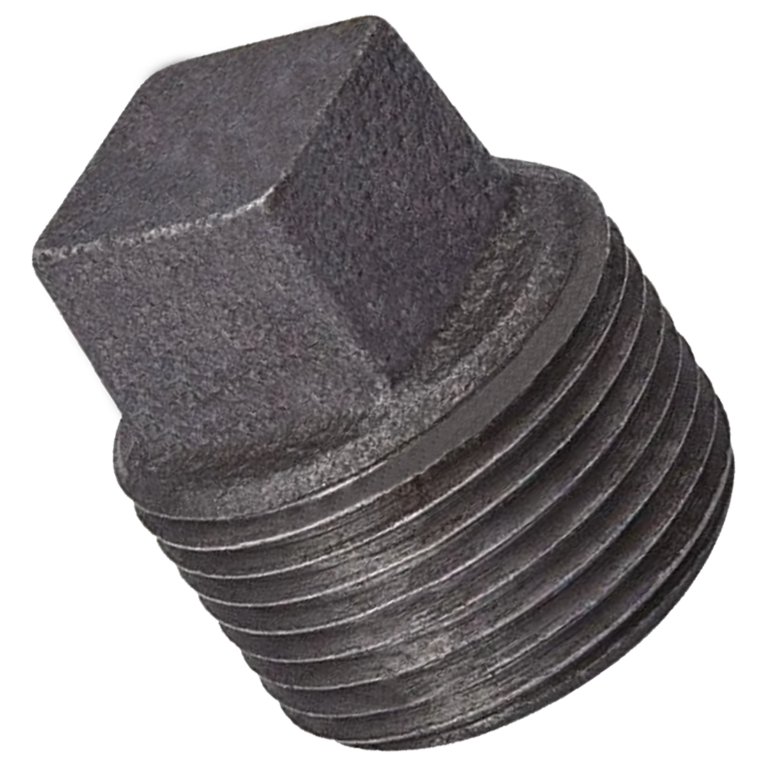 BSSPC | Plug-Sq Head 3/8 Sch 40/80 Black Iron