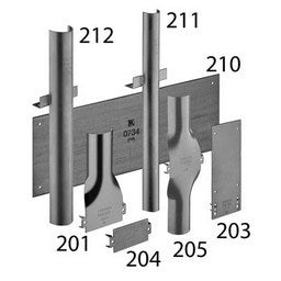 Titeflex Corporation Part (Tfm201-50) 3 In.  X 7 In.  Half Striker Plate For