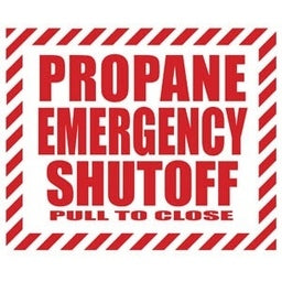 Dprint Part (V126) Emergency Shut Off Decal