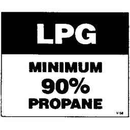 Dprint Part (V58C) Lpg Octane Label 2 1/2 X 3