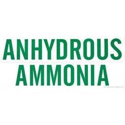 Dprint Part (17-V-5) 4 In.  Nh3 Anhydrous Ammonia Vinyl