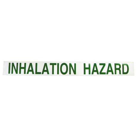 V6-B (Douglass) Decal-Inhalation Hazard 4 Ltrs 48 X 5