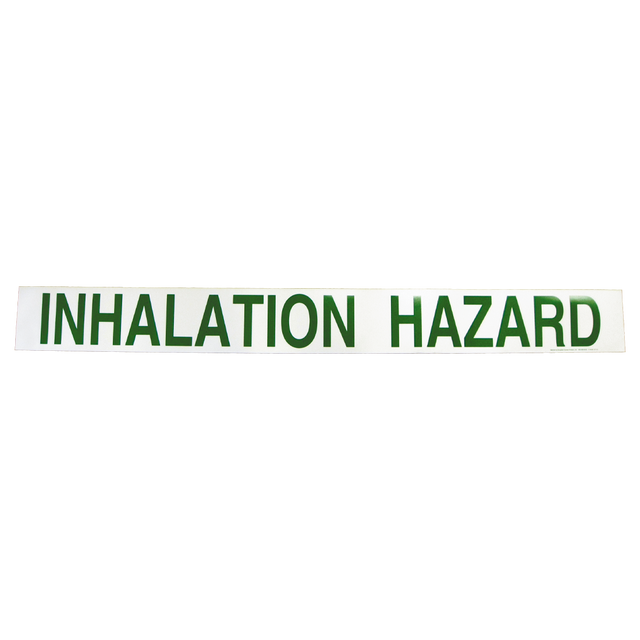 V6B6-HD (Label Solutions) Decal-Inhalation Haz 6 Ltr Grn On Wht Hd