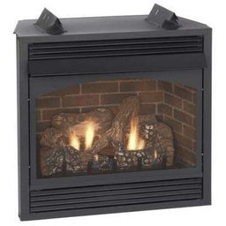 VFP24FP30LN | 24 in. Vail VF Premium Fireplace w/Slope Glaze Burnr, RemRdy, NG