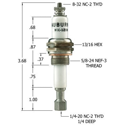 E5-WCC-12KH (Auburn) | Electrode Holder | Level Plug