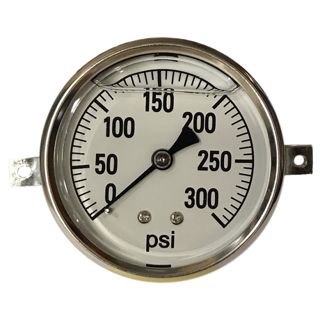 2441GXB300 | Gauge-1/4Mpt Brbckmt 2-1/2Liq 0-300Psi