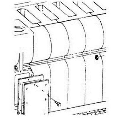 311800026 (Weil-Mclain) | RK Egh Ser 1-4 Section Intrm 1817 | Intermediate Section W/ Lugs