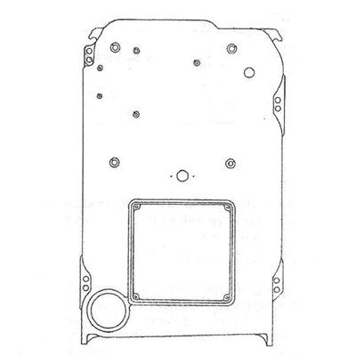 316301210 (Weil-Mclain) | RK 88 Ser 1/2 Section Front 8823 | Front Section