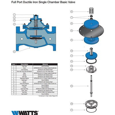 WW3313-01 (Watts) | Acv RK F100 Series RT 2-1/2-3 | Classic F115
